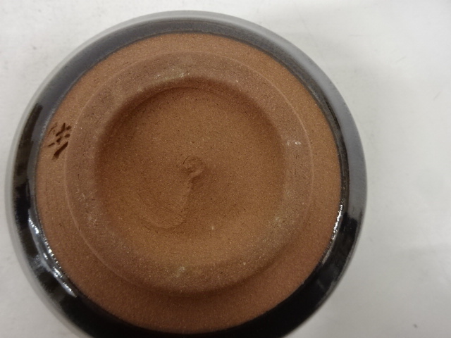  作家物　天目釉　茶碗